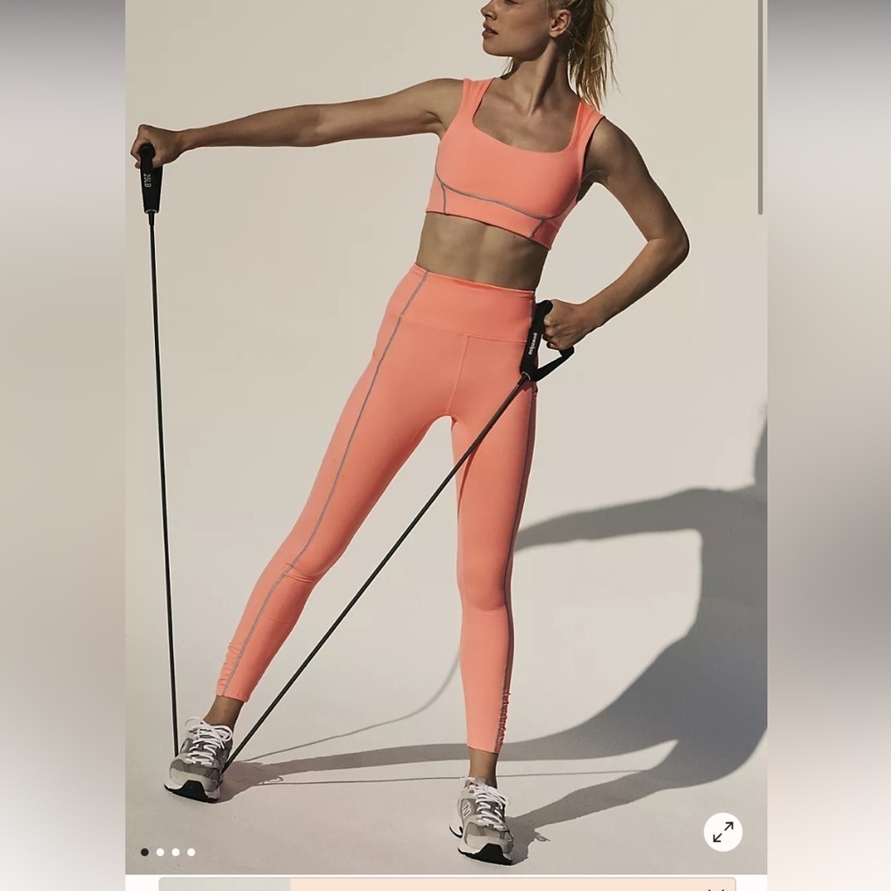 Just peachy Free People You're A Peach Leggings medium boho activewear spring